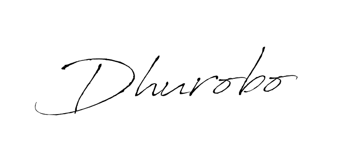 How to make Dhurobo signature? Antro_Vectra is a professional autograph style. Create handwritten signature for Dhurobo name. Dhurobo signature style 6 images and pictures png
