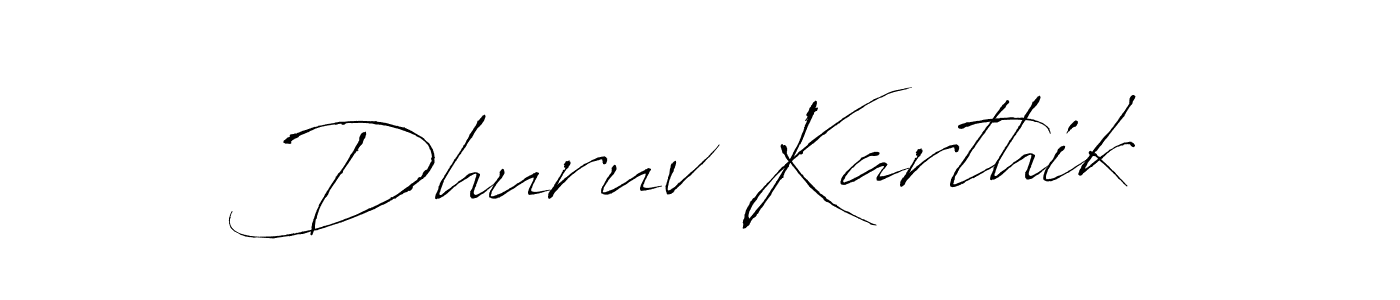 It looks lik you need a new signature style for name Dhuruv Karthik. Design unique handwritten (Antro_Vectra) signature with our free signature maker in just a few clicks. Dhuruv Karthik signature style 6 images and pictures png