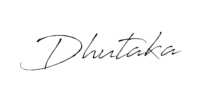 Antro_Vectra is a professional signature style that is perfect for those who want to add a touch of class to their signature. It is also a great choice for those who want to make their signature more unique. Get Dhutaka name to fancy signature for free. Dhutaka signature style 6 images and pictures png