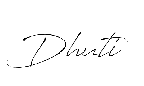 Antro_Vectra is a professional signature style that is perfect for those who want to add a touch of class to their signature. It is also a great choice for those who want to make their signature more unique. Get Dhuti name to fancy signature for free. Dhuti signature style 6 images and pictures png