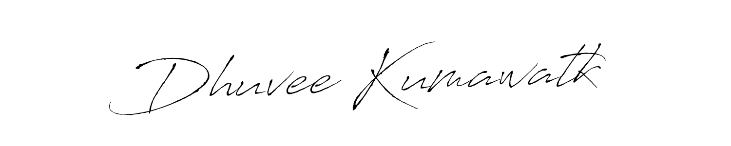 It looks lik you need a new signature style for name Dhuvee Kumawatk. Design unique handwritten (Antro_Vectra) signature with our free signature maker in just a few clicks. Dhuvee Kumawatk signature style 6 images and pictures png