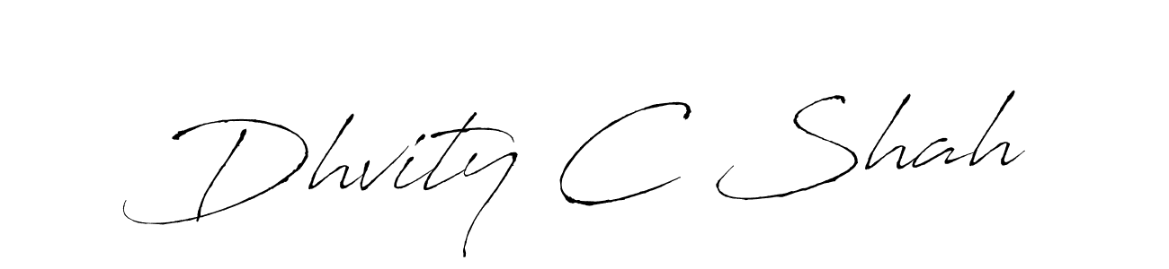 Use a signature maker to create a handwritten signature online. With this signature software, you can design (Antro_Vectra) your own signature for name Dhvity C Shah. Dhvity C Shah signature style 6 images and pictures png