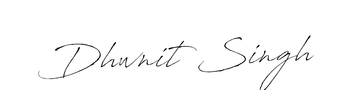 Make a beautiful signature design for name Dhwnit Singh. Use this online signature maker to create a handwritten signature for free. Dhwnit Singh signature style 6 images and pictures png