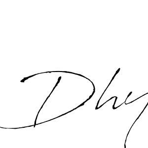 if you are searching for the best signature style for your name Dhy. so please give up your signature search. here we have designed multiple signature styles  using Antro_Vectra. Dhy signature style 6 images and pictures png