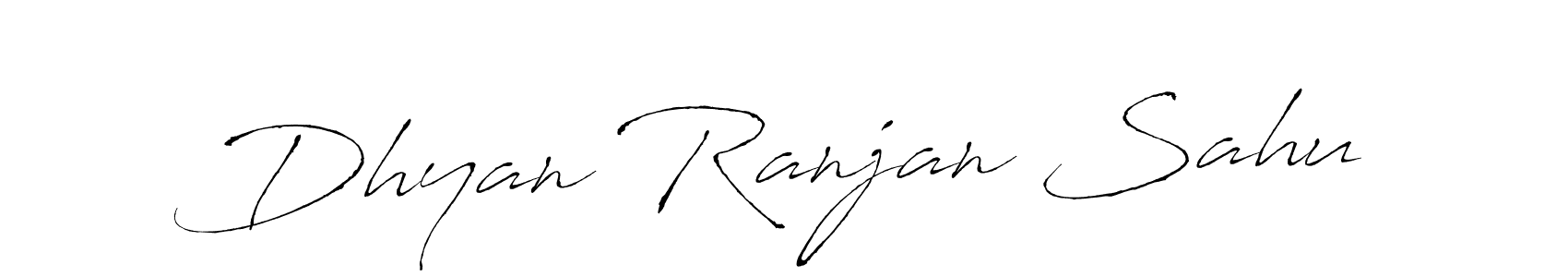 Make a beautiful signature design for name Dhyan Ranjan Sahu. With this signature (Antro_Vectra) style, you can create a handwritten signature for free. Dhyan Ranjan Sahu signature style 6 images and pictures png