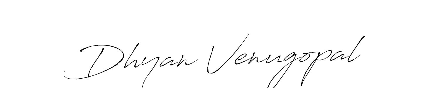 Make a beautiful signature design for name Dhyan Venugopal. With this signature (Antro_Vectra) style, you can create a handwritten signature for free. Dhyan Venugopal signature style 6 images and pictures png