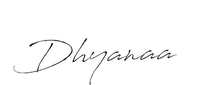 Dhyanaa stylish signature style. Best Handwritten Sign (Antro_Vectra) for my name. Handwritten Signature Collection Ideas for my name Dhyanaa. Dhyanaa signature style 6 images and pictures png