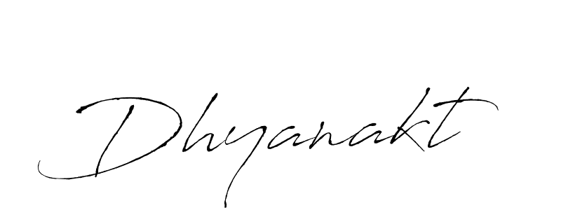 How to make Dhyanakt name signature. Use Antro_Vectra style for creating short signs online. This is the latest handwritten sign. Dhyanakt signature style 6 images and pictures png