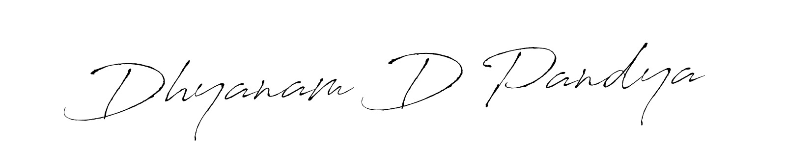 You should practise on your own different ways (Antro_Vectra) to write your name (Dhyanam D Pandya) in signature. don't let someone else do it for you. Dhyanam D Pandya signature style 6 images and pictures png