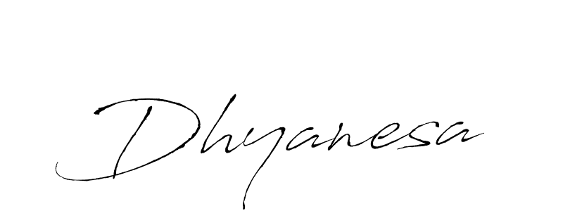 You should practise on your own different ways (Antro_Vectra) to write your name (Dhyanesa) in signature. don't let someone else do it for you. Dhyanesa signature style 6 images and pictures png