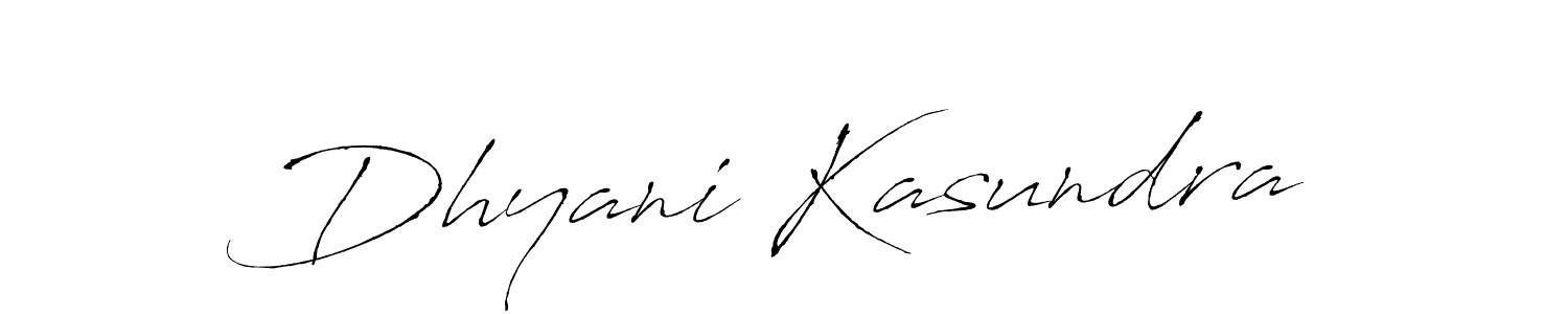 It looks lik you need a new signature style for name Dhyani Kasundra. Design unique handwritten (Antro_Vectra) signature with our free signature maker in just a few clicks. Dhyani Kasundra signature style 6 images and pictures png