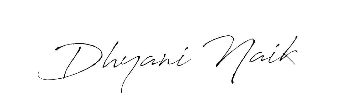 The best way (Antro_Vectra) to make a short signature is to pick only two or three words in your name. The name Dhyani Naik include a total of six letters. For converting this name. Dhyani Naik signature style 6 images and pictures png