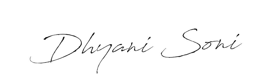 if you are searching for the best signature style for your name Dhyani Soni. so please give up your signature search. here we have designed multiple signature styles  using Antro_Vectra. Dhyani Soni signature style 6 images and pictures png