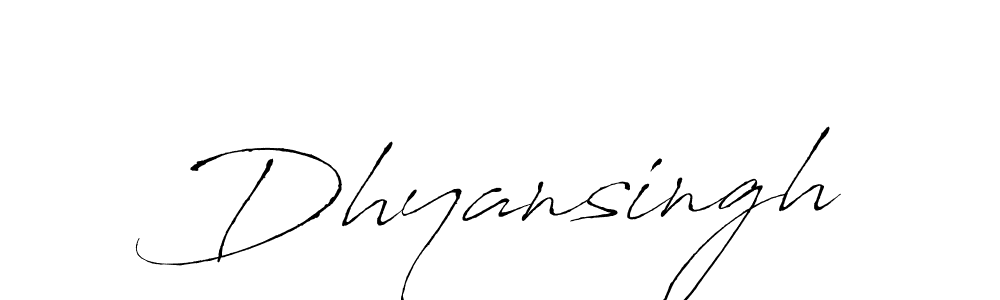The best way (Antro_Vectra) to make a short signature is to pick only two or three words in your name. The name Dhyansingh include a total of six letters. For converting this name. Dhyansingh signature style 6 images and pictures png