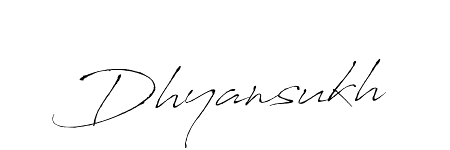 The best way (Antro_Vectra) to make a short signature is to pick only two or three words in your name. The name Dhyansukh include a total of six letters. For converting this name. Dhyansukh signature style 6 images and pictures png