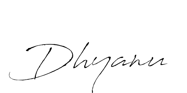 How to make Dhyanu name signature. Use Antro_Vectra style for creating short signs online. This is the latest handwritten sign. Dhyanu signature style 6 images and pictures png