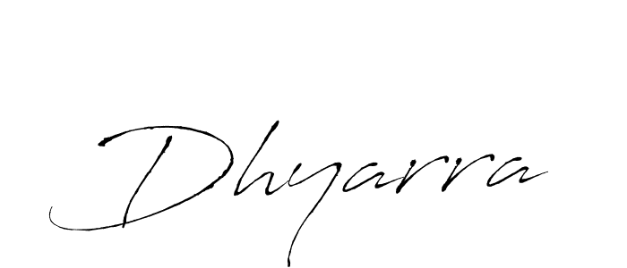 Use a signature maker to create a handwritten signature online. With this signature software, you can design (Antro_Vectra) your own signature for name Dhyarra. Dhyarra signature style 6 images and pictures png