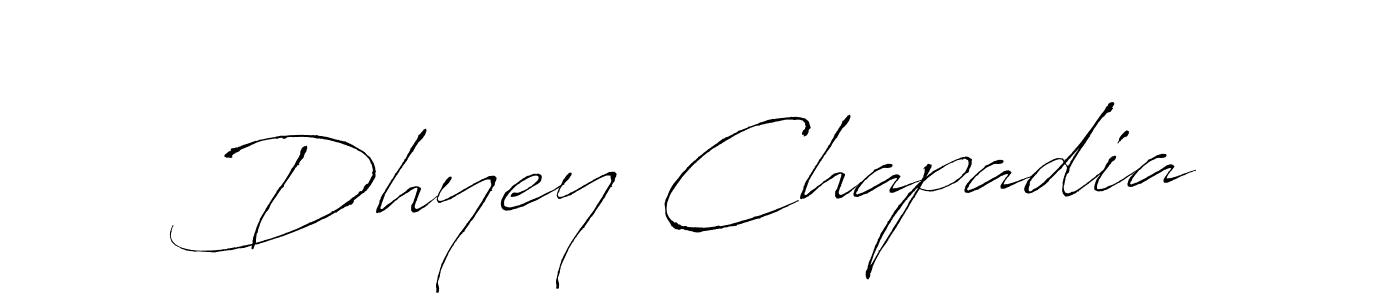 Also we have Dhyey Chapadia name is the best signature style. Create professional handwritten signature collection using Antro_Vectra autograph style. Dhyey Chapadia signature style 6 images and pictures png