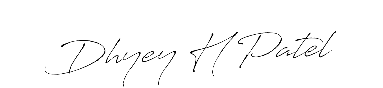 if you are searching for the best signature style for your name Dhyey H Patel. so please give up your signature search. here we have designed multiple signature styles  using Antro_Vectra. Dhyey H Patel signature style 6 images and pictures png