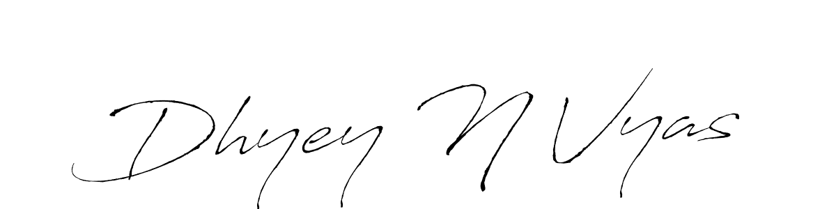 This is the best signature style for the Dhyey N Vyas name. Also you like these signature font (Antro_Vectra). Mix name signature. Dhyey N Vyas signature style 6 images and pictures png