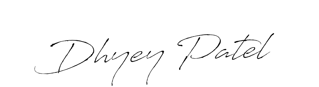 Also we have Dhyey Patel name is the best signature style. Create professional handwritten signature collection using Antro_Vectra autograph style. Dhyey Patel signature style 6 images and pictures png