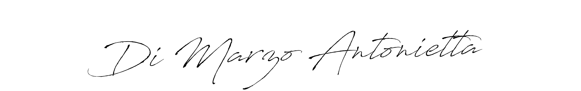 The best way (Antro_Vectra) to make a short signature is to pick only two or three words in your name. The name Di Marzo Antonietta include a total of six letters. For converting this name. Di Marzo Antonietta signature style 6 images and pictures png