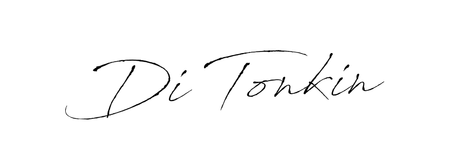 The best way (Antro_Vectra) to make a short signature is to pick only two or three words in your name. The name Di Tonkin include a total of six letters. For converting this name. Di Tonkin signature style 6 images and pictures png