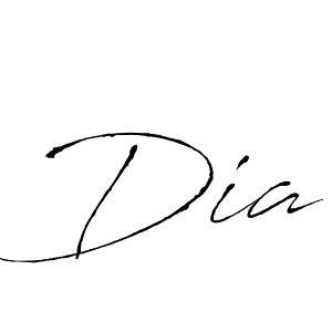 Dia stylish signature style. Best Handwritten Sign (Antro_Vectra) for my name. Handwritten Signature Collection Ideas for my name Dia. Dia signature style 6 images and pictures png