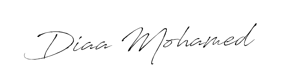 You can use this online signature creator to create a handwritten signature for the name Diaa Mohamed. This is the best online autograph maker. Diaa Mohamed signature style 6 images and pictures png