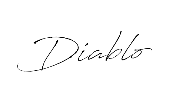 Diablo stylish signature style. Best Handwritten Sign (Antro_Vectra) for my name. Handwritten Signature Collection Ideas for my name Diablo. Diablo signature style 6 images and pictures png