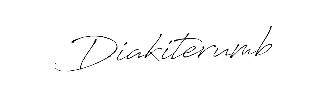 Diakiterumb stylish signature style. Best Handwritten Sign (Antro_Vectra) for my name. Handwritten Signature Collection Ideas for my name Diakiterumb. Diakiterumb signature style 6 images and pictures png