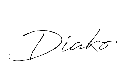 Also You can easily find your signature by using the search form. We will create Diako name handwritten signature images for you free of cost using Antro_Vectra sign style. Diako signature style 6 images and pictures png