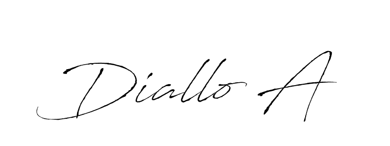 Create a beautiful signature design for name Diallo A. With this signature (Antro_Vectra) fonts, you can make a handwritten signature for free. Diallo A signature style 6 images and pictures png