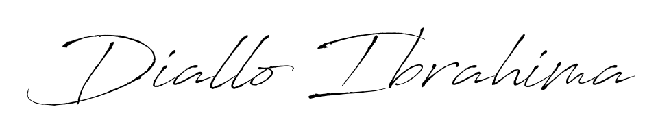 Design your own signature with our free online signature maker. With this signature software, you can create a handwritten (Antro_Vectra) signature for name Diallo Ibrahima. Diallo Ibrahima signature style 6 images and pictures png