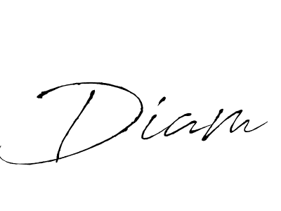 Create a beautiful signature design for name Diam. With this signature (Antro_Vectra) fonts, you can make a handwritten signature for free. Diam signature style 6 images and pictures png