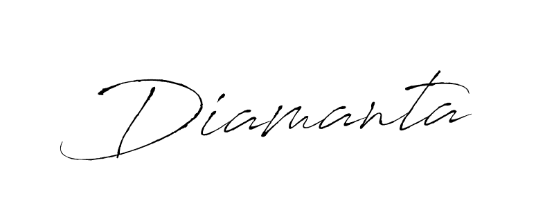 You should practise on your own different ways (Antro_Vectra) to write your name (Diamanta) in signature. don't let someone else do it for you. Diamanta signature style 6 images and pictures png