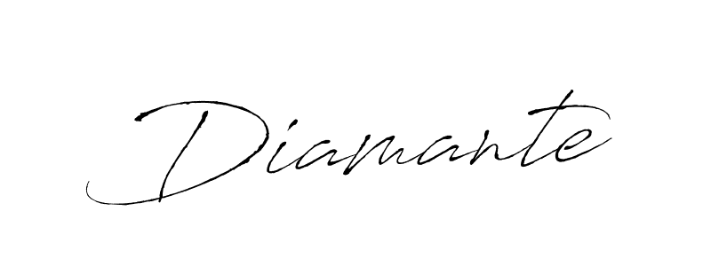 Create a beautiful signature design for name Diamante. With this signature (Antro_Vectra) fonts, you can make a handwritten signature for free. Diamante signature style 6 images and pictures png