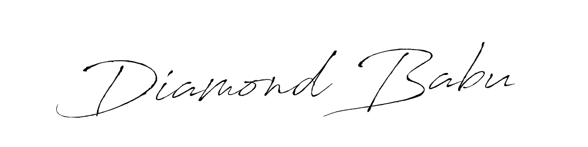 Create a beautiful signature design for name Diamond Babu. With this signature (Antro_Vectra) fonts, you can make a handwritten signature for free. Diamond Babu signature style 6 images and pictures png