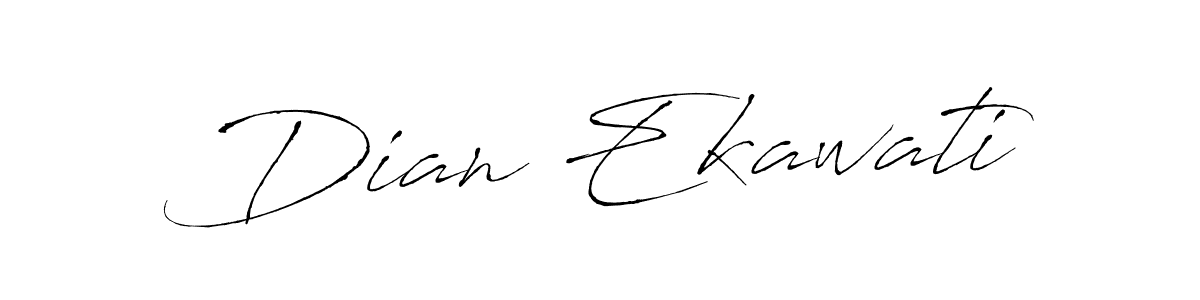 Use a signature maker to create a handwritten signature online. With this signature software, you can design (Antro_Vectra) your own signature for name Dian Ekawati. Dian Ekawati signature style 6 images and pictures png