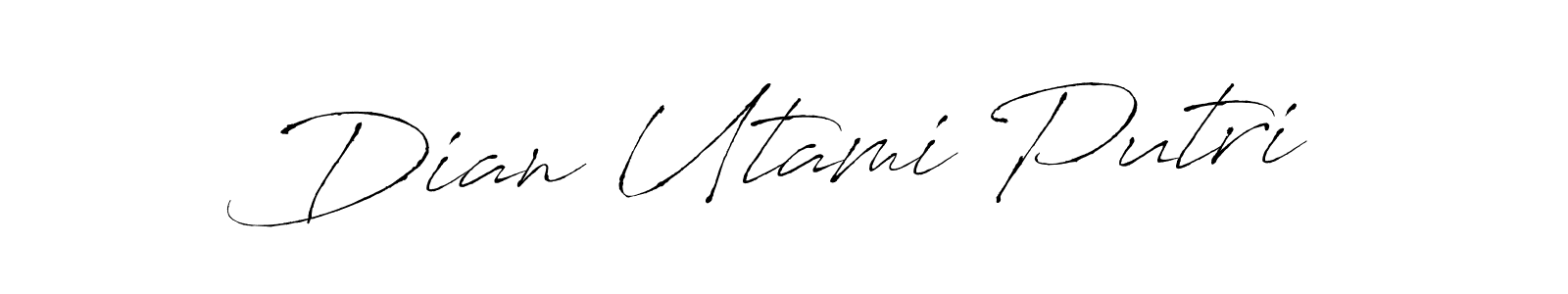 Use a signature maker to create a handwritten signature online. With this signature software, you can design (Antro_Vectra) your own signature for name Dian Utami Putri. Dian Utami Putri signature style 6 images and pictures png