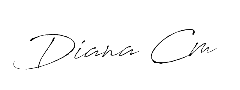 You should practise on your own different ways (Antro_Vectra) to write your name (Diana Cm) in signature. don't let someone else do it for you. Diana Cm signature style 6 images and pictures png