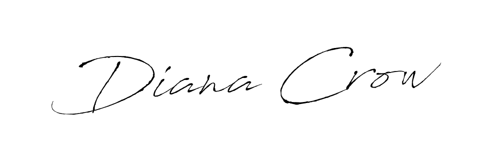 Design your own signature with our free online signature maker. With this signature software, you can create a handwritten (Antro_Vectra) signature for name Diana Crow. Diana Crow signature style 6 images and pictures png