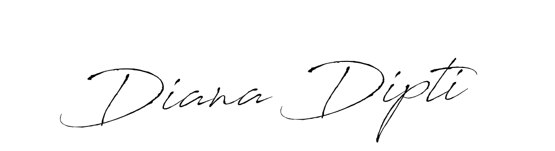 Create a beautiful signature design for name Diana Dipti. With this signature (Antro_Vectra) fonts, you can make a handwritten signature for free. Diana Dipti signature style 6 images and pictures png