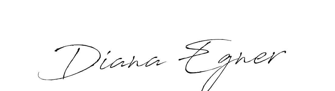 Diana Egner stylish signature style. Best Handwritten Sign (Antro_Vectra) for my name. Handwritten Signature Collection Ideas for my name Diana Egner. Diana Egner signature style 6 images and pictures png