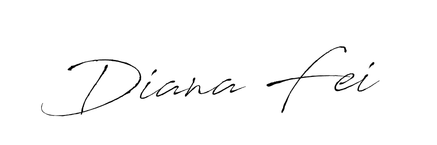How to make Diana Fei name signature. Use Antro_Vectra style for creating short signs online. This is the latest handwritten sign. Diana Fei signature style 6 images and pictures png