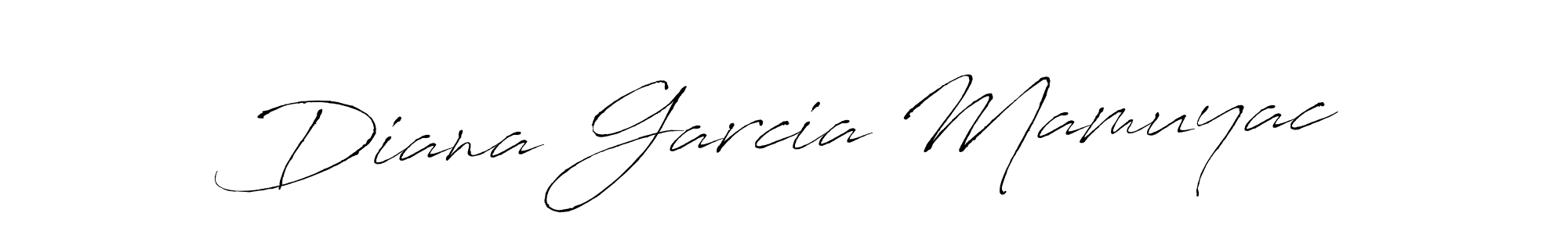 How to make Diana Garcia Mamuyac signature? Antro_Vectra is a professional autograph style. Create handwritten signature for Diana Garcia Mamuyac name. Diana Garcia Mamuyac signature style 6 images and pictures png
