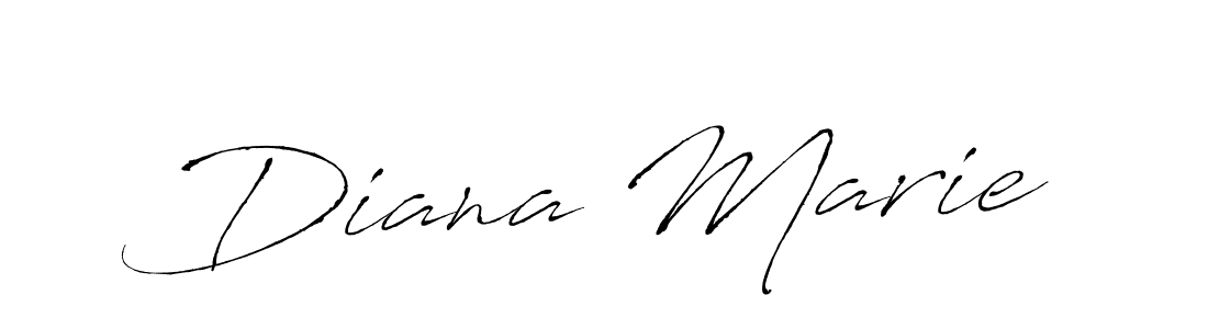 Use a signature maker to create a handwritten signature online. With this signature software, you can design (Antro_Vectra) your own signature for name Diana Marie. Diana Marie signature style 6 images and pictures png