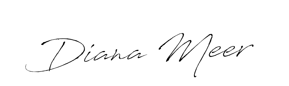 How to make Diana Meer signature? Antro_Vectra is a professional autograph style. Create handwritten signature for Diana Meer name. Diana Meer signature style 6 images and pictures png