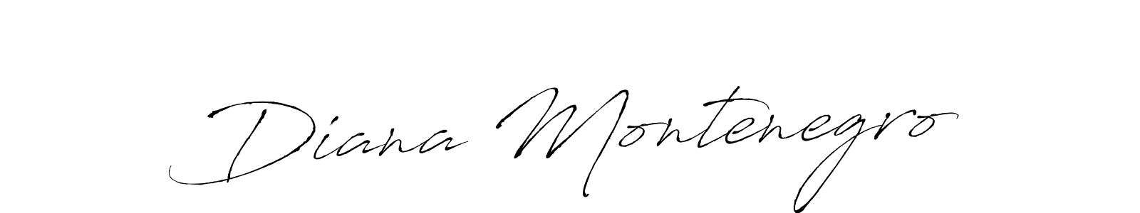 Create a beautiful signature design for name Diana Montenegro. With this signature (Antro_Vectra) fonts, you can make a handwritten signature for free. Diana Montenegro signature style 6 images and pictures png