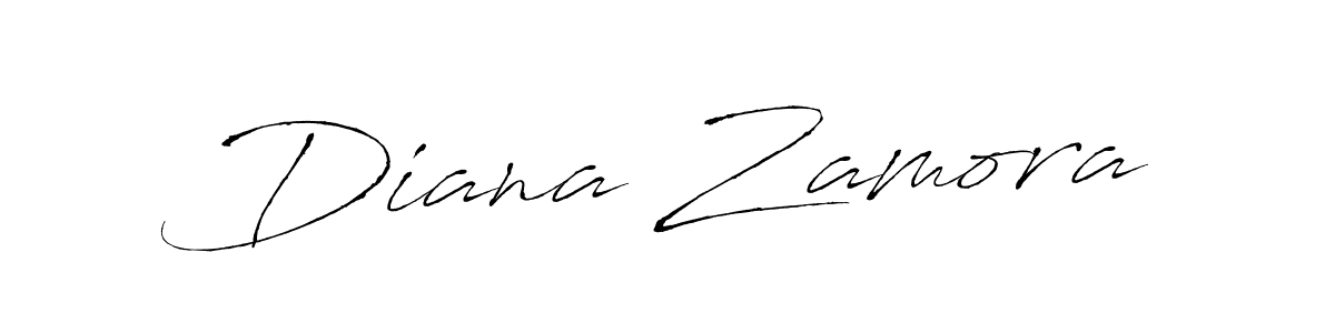 How to make Diana Zamora signature? Antro_Vectra is a professional autograph style. Create handwritten signature for Diana Zamora name. Diana Zamora signature style 6 images and pictures png